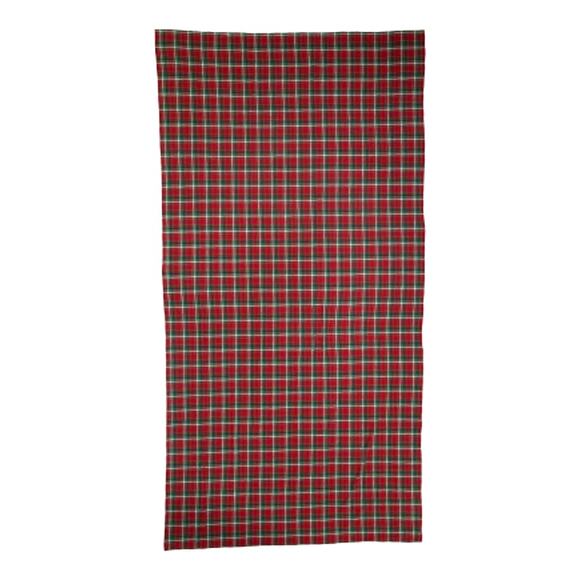 Tahari Home Holiday Plaid Tablecloth 60x120 100% Cotton Classic Christmas NEW - Picture 3 of 11